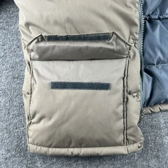 THE NORTH FACE Vintage SIERRA Goose Down Puffer Jacket Mens Sz M Beige NO HOOD - Picture 8 of 14